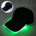 NEON LED Optical Fibre Cap – NightClub, Concert & Masquerade Hat