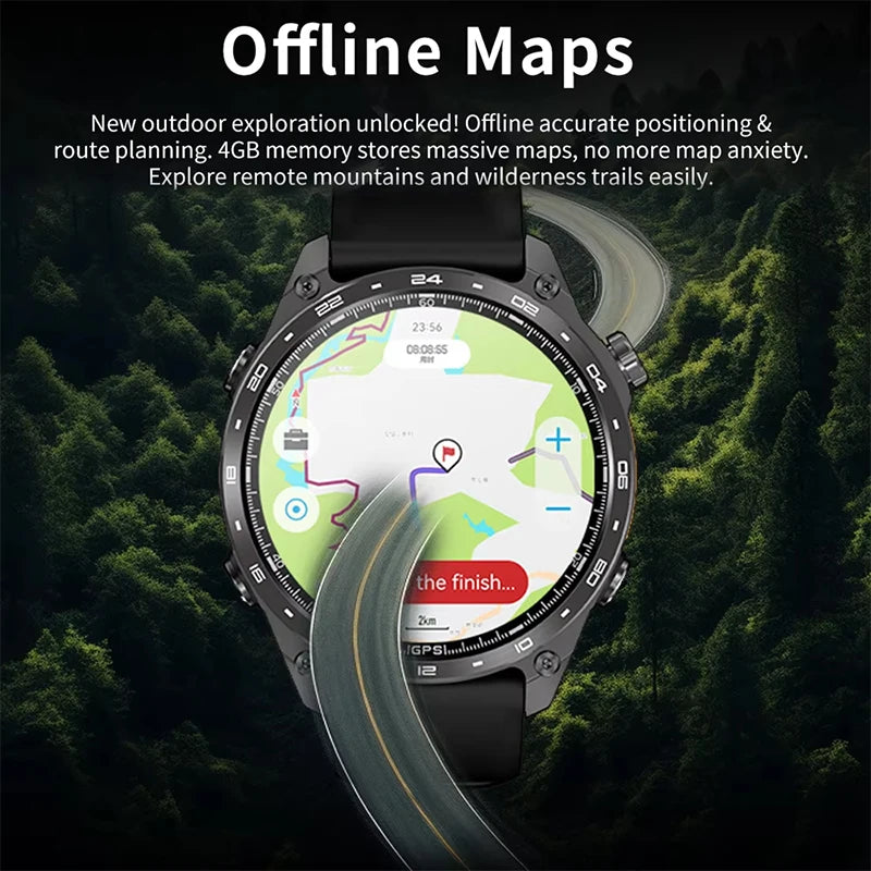 POSEIDON Smart Watch – Built-in GPS, 100+ Sport Modes & Bluetooth Call