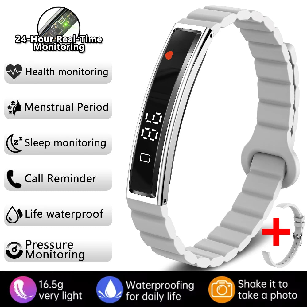 HYPNOS Smart Band – Sleep Monitor, Heart Rate & Gesture Control Bracelet