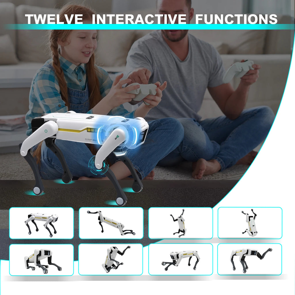 HEPHAESTUS AI Robot Dog – Voice Control, APP Programming & Dancing