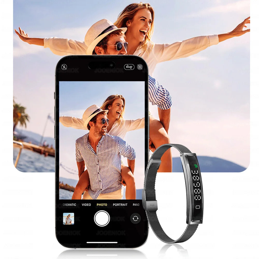 HYPNOS Smart Band – Sleep Monitor, Heart Rate & Gesture Control Bracelet