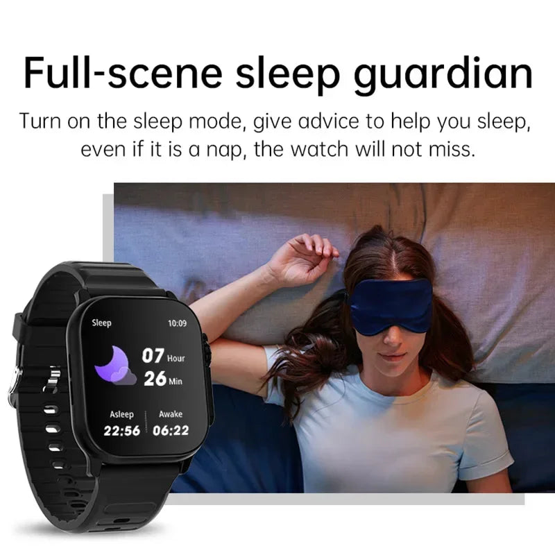 CHRONOS Smart Watch – Bluetooth Call, Music & USB Charging