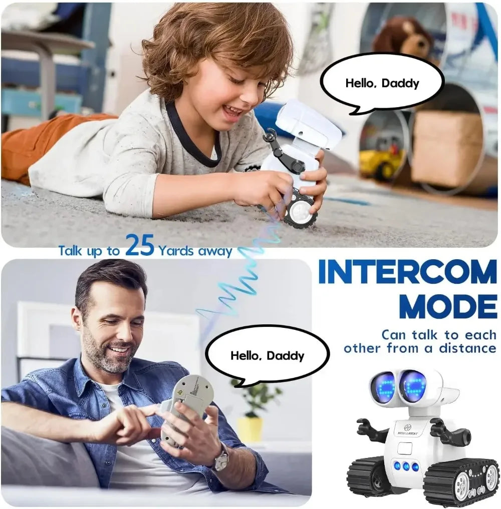 ARES RC Robot – LED Eyes, Music, Walkie Talkie & Remote Control