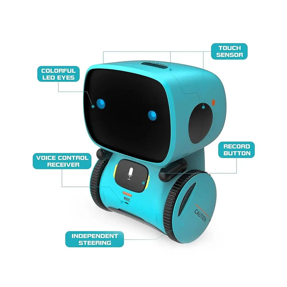 HERMES EMO Robot – Multilingual Voice & Touch Interactive Educational Toy