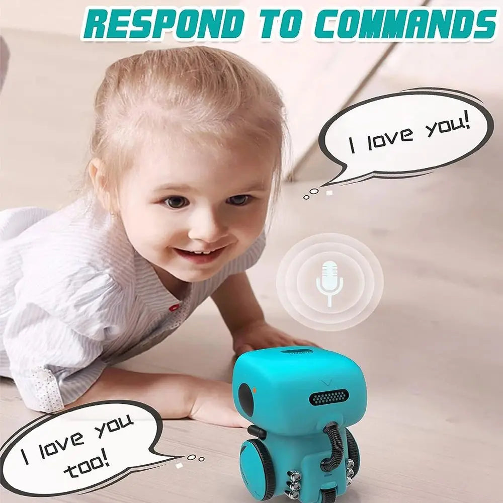 HERMES EMO Robot – Multilingual Voice & Touch Interactive Educational Toy