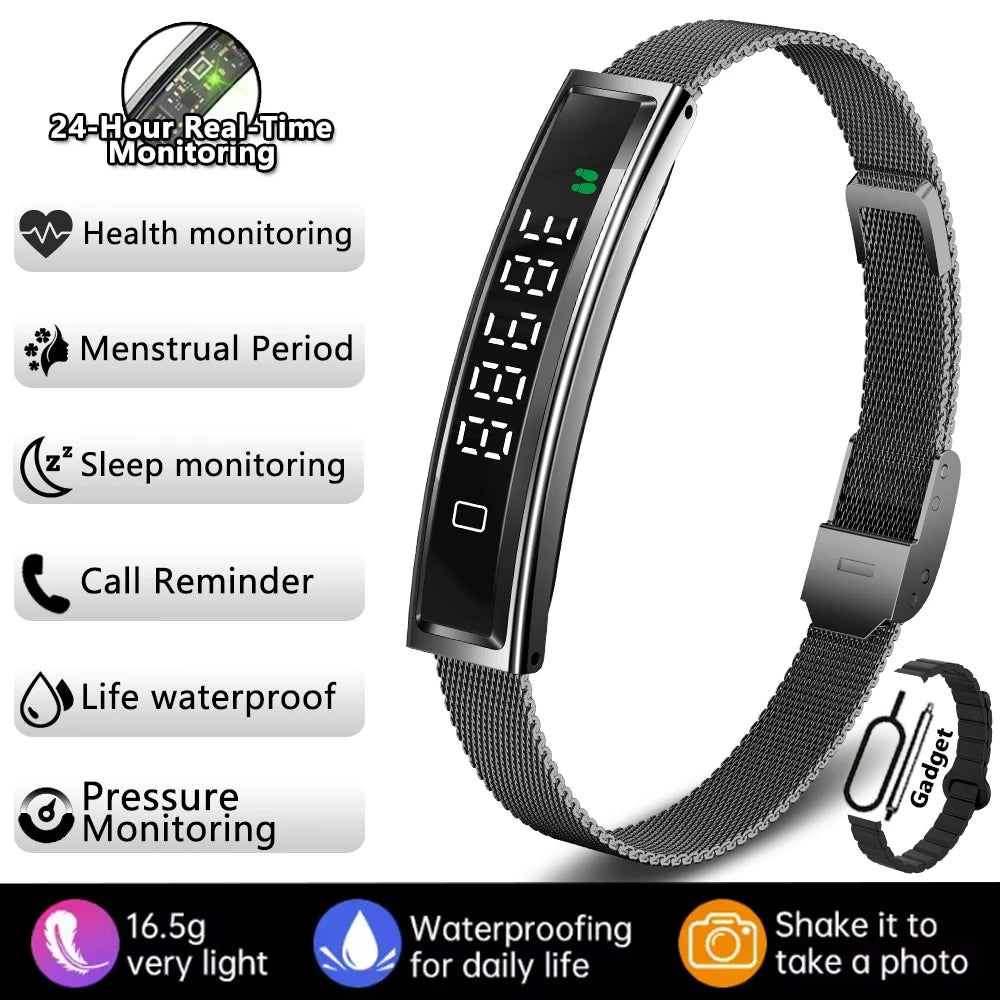 HYPNOS Smart Band – Sleep Monitor, Heart Rate & Gesture Control Bracelet