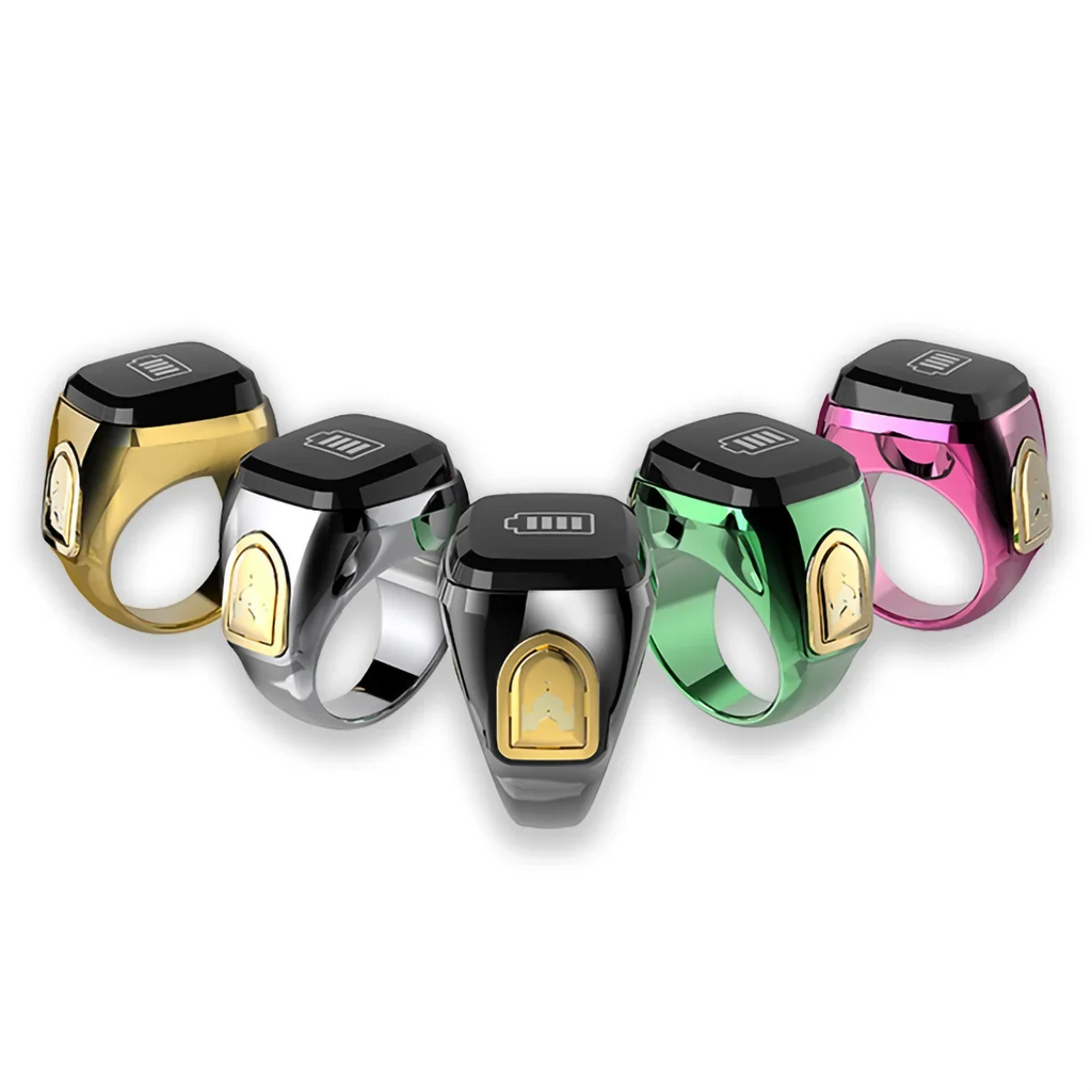 SELENE Smart Ring – Tasbeeh Counter, Prayer Time Reminder & Bluetooth