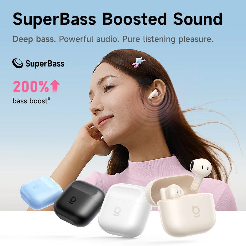 ECHO Wireless Earbuds – Bluetooth 6.0, AI ENC, 40H Playtime & IP55