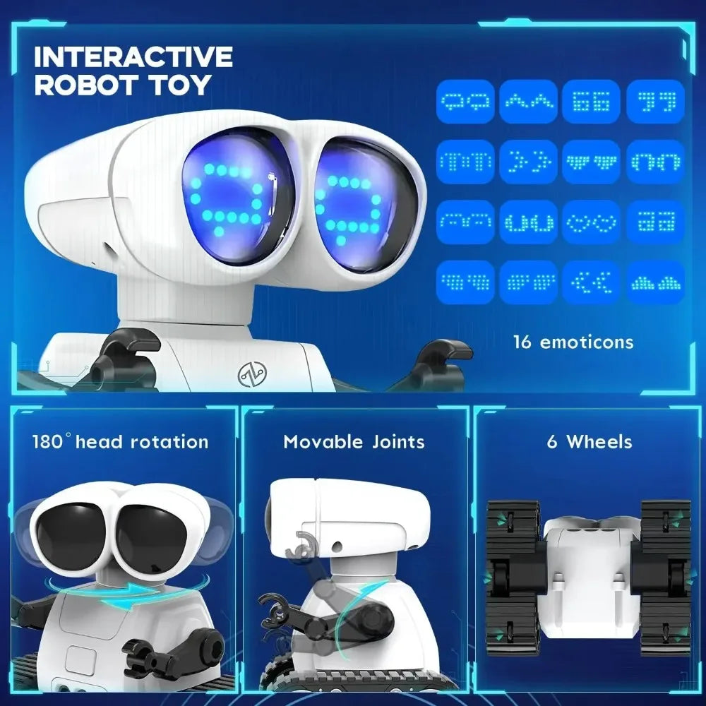 ARES RC Robot – LED Eyes, Music, Walkie Talkie & Remote Control