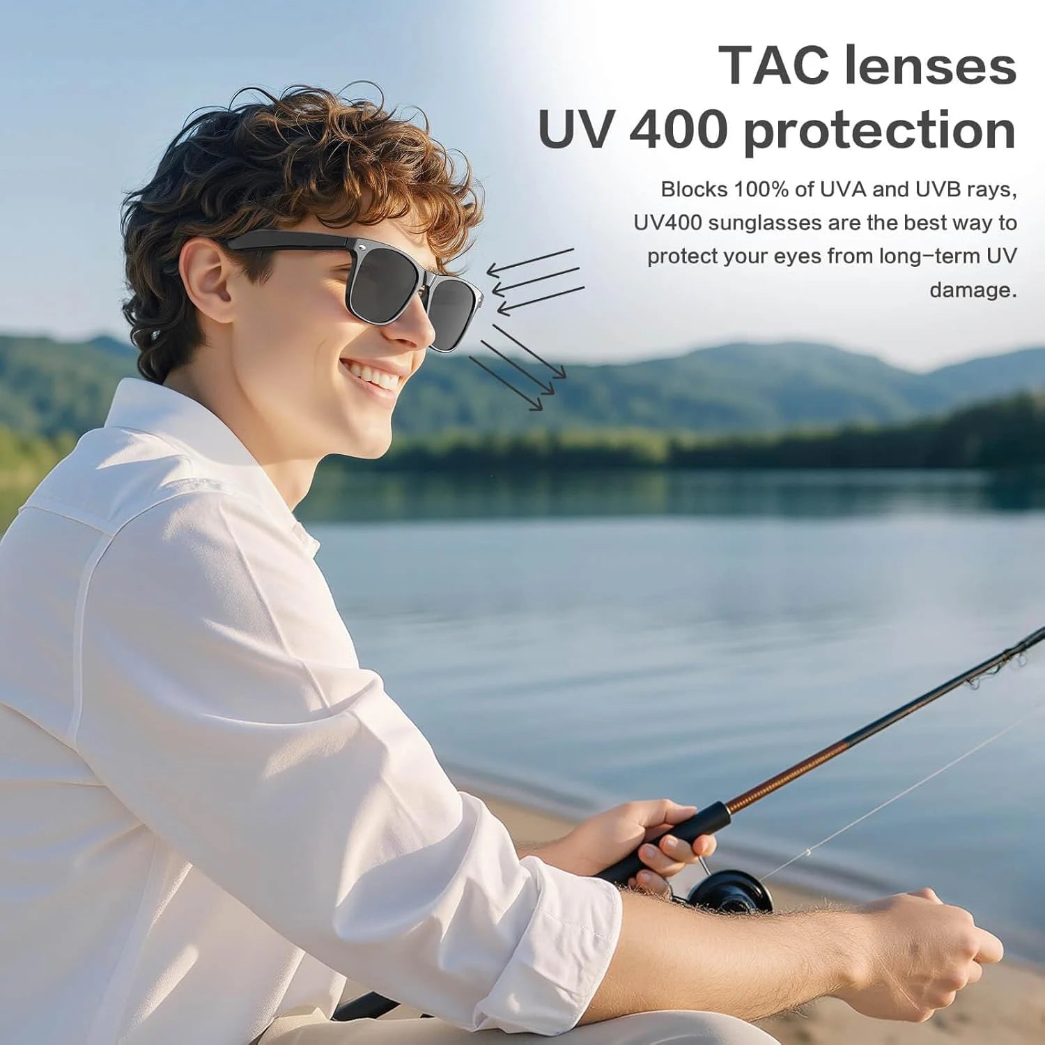 IRIS AI Smart Glasses – 800W Camera, Color-Changing, Translation & Waterproof