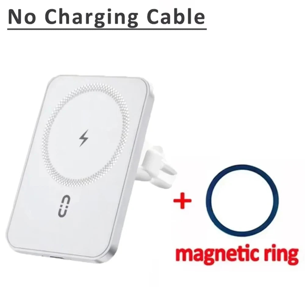 30W Car Air Vent Magnetic GPS Phone Holder Stand Wireless Charger For Magsafe iPhone 16 15 14 13 12 Pro Max Cell Fast Charging