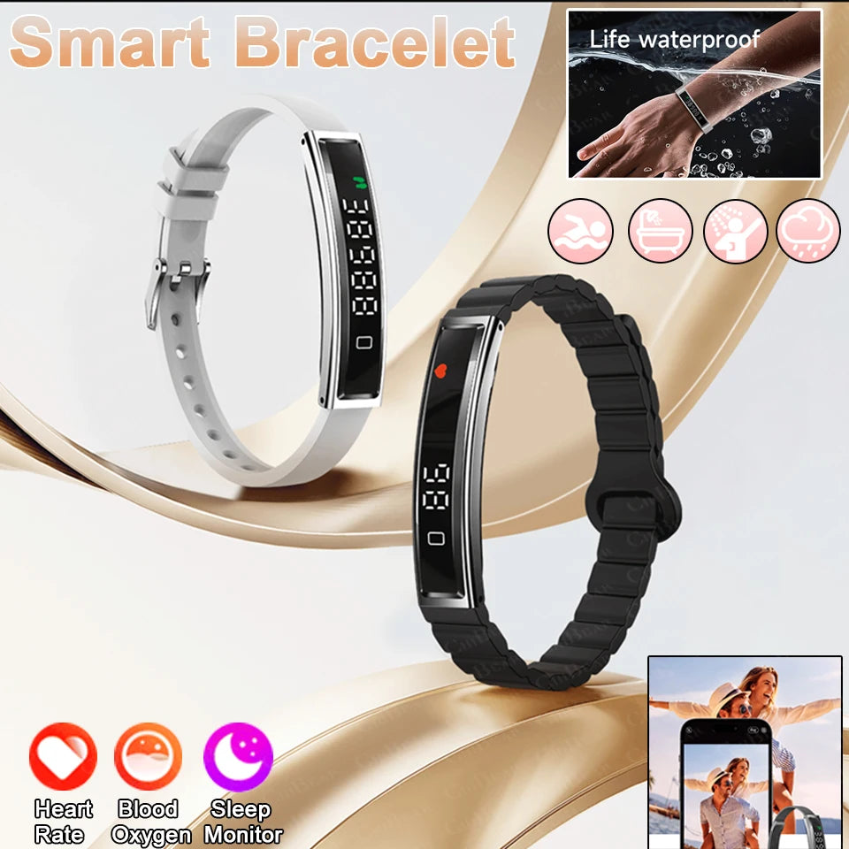 HYPNOS Smart Band – Sleep Monitor, Heart Rate & Gesture Control Bracelet