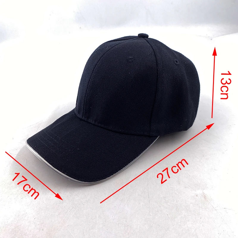 NEON LED Optical Fibre Cap – NightClub, Concert & Masquerade Hat